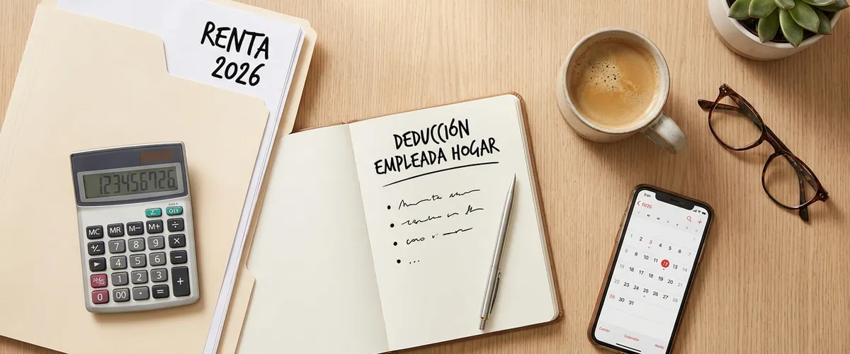 Renta 2026: deducciones IRPF por empleada de hogar (CCAA)