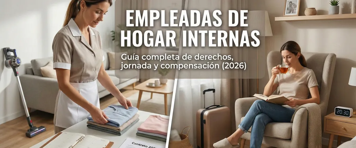 Empleadas de hogar internas: guía completa de derechos, jornada y compensación
