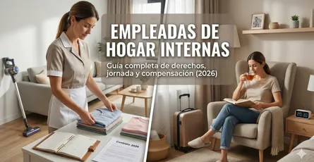 Empleadas de hogar internas: guía completa de derechos, jornada y compensación