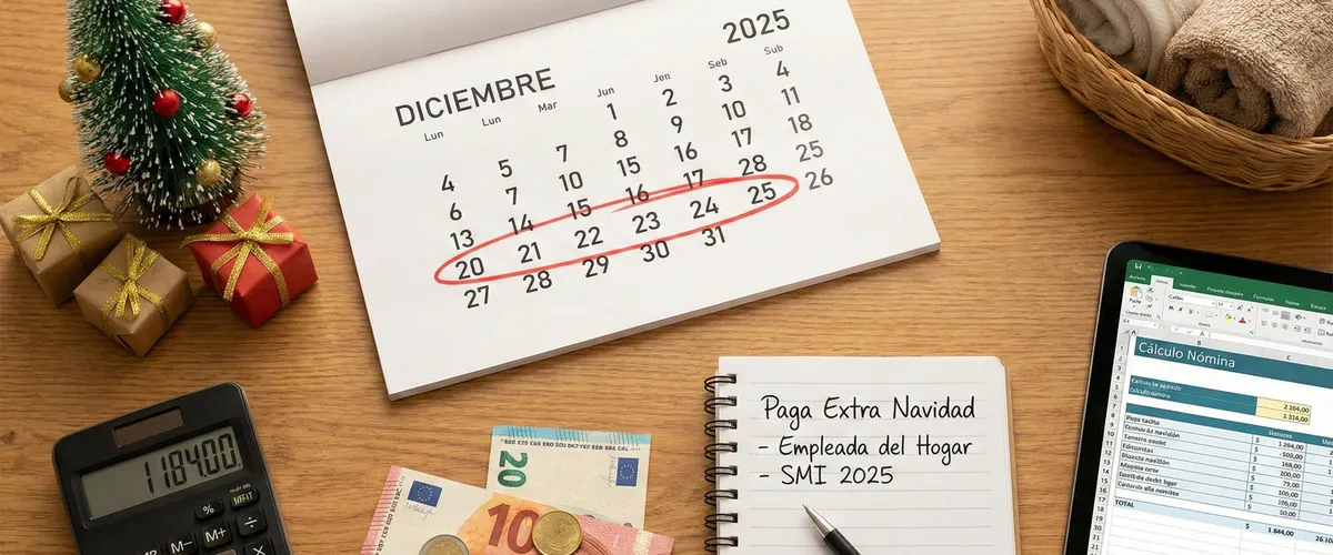 Paga extra de Navidad 2025: cuánto pagar a su empleada del hogar
