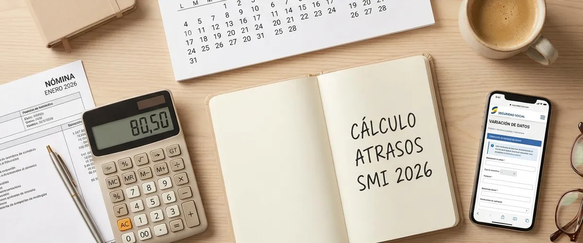 Retroactividad del SMI 2026: cómo calcular y pagar los atrasos a su empleada de hogar