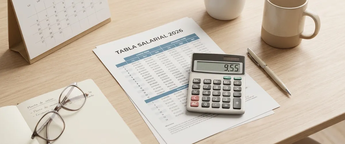 Tabla salarial de empleadas de hogar por horas 2026